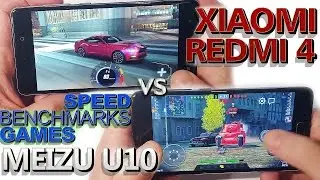 Xiaomi Redmi 4 vs Meizu U10. Игры, производительность, бенчмарки, тесты. Сравнение