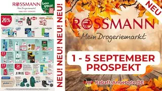 ROSSMANN Prospekte der Woche | 1 September 2025 - 5 September 2025 Prospekt | Rabatt Angebote DE