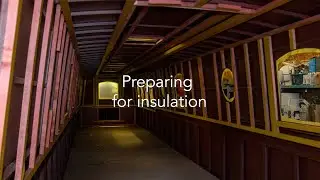 How We Build Our Canal Boats - step 4 | Preparing for insulation