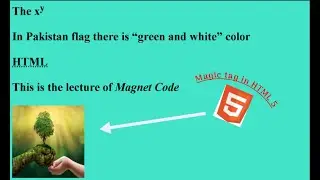 Html Formation Elements || Magnet Code || Html Course for beginning || Part 4