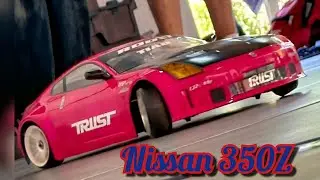 Bolha Nissan 350Z Bolha Point escala 1/10 200mm em detalhes Rc Drift