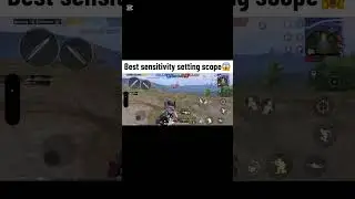 😱Best Sensitivity Setting Scope😱 #pubgmobile #pubg #shorts #bgmi #shortsfeed #gaming