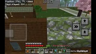 Minecraft, Medeltiden #24, bygger f&auml;rdigt taket p&aring; mitt community hus.