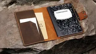 Personalized leather composition notebook book cover case#leathercover#compositionwriting