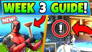 Fortnite DEADPOOL WEEK 3 CHALLENGES: PLUNGER, TOILETS & REWARDS! - How to Get Deadpool Battle Royale