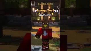 Minecract Lamp Post Build Ideas #minecraft