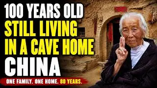 China:  100-Years Old & Still Living In A Cave Home