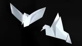 How to Make a Peace Dove That Flaps Its Wings &ndash; Easy Origami Tutorial