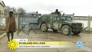 Ryssland mullrar - stor krigsövning oroar omvärlden - Nyhetsmorgon (TV4)
