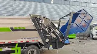 8 cubic meter garbage compactor truck