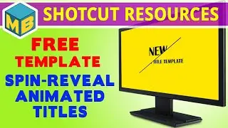 Shotcut Resource - Animated Titles Template