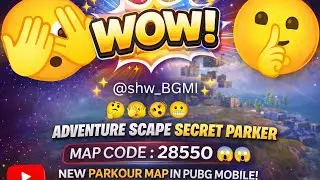 16-01-2026 👉#Adventur escape secret parker #wowmode CODE#28550 💯 #bgmi#gaming#parkour#wow#shorts🔔💬👍