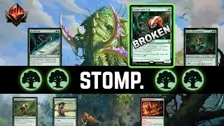 Absurd Damage With Mono-Green 🟢🟢🟢 | Standard Bo3 | MTG Arena Ranked
