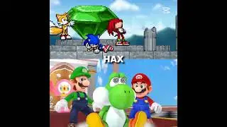 Mario Luigi and Yoshi Vs Sonic Tails and Knuckles