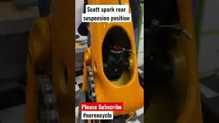 Rear suspension of Scott Spark position in the frame . #shorts #norencycles #scottspark #mtb