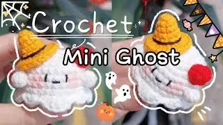 Crochet GHOST | Crochet mini GHOST 👻 | Crochet HALLOWEEN | Lem'n Do