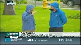 Weather Channel with Dave Nolan, professor and chair, department of Atmospheric Sciences.