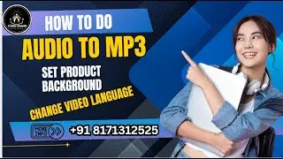 Convert MP3 to text || convert video language || set background on your product