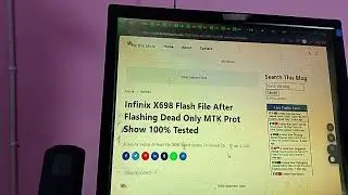 Infinix X669D Flash File After Flashing Dead Only SPD Prot Show 100% Tested