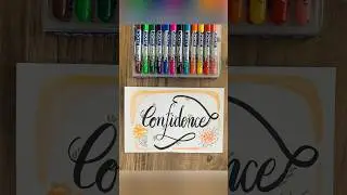 &hearts;️How to do easy hand lettering?&hearts;️ #youtubeshorts #handlettering #art #gratitude #affirmations