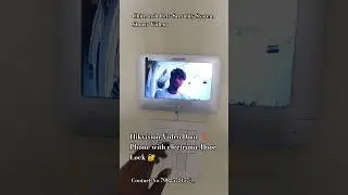 Hikvision video door phone Installation with electronic door lock #doorlock #doorbell #doorphone