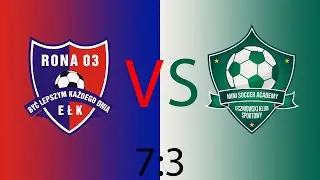 UKS Rona 03 EŁK  UKS Mini Soccer Mrągowo C1 Trampkarz 8 05 2021 (2 POŁOWA)