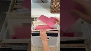 Scrap vinyl storage system 🗂️#cricut #cricutvinyl