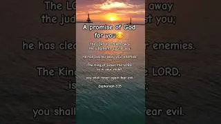 this promise of God could change your life today - You shall never again fear evil! #shorts