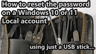 Как сбросить пароль локальной учетной записи Windows 10 или 11 с помощью простого USB-накопителя...
