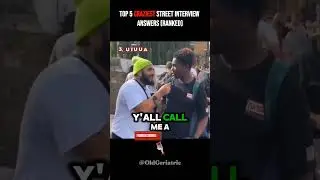 These Public Interview Reactions Are Wild!! #Shorts #Funny