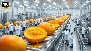 &ldquo;Inside a Mango Juice Factory Complete Industrial Process from Farm to Bottle&rdquo;