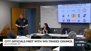 City officials meet with Western Wisconsin Building Trades Council