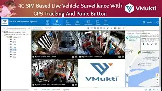 4G SIM Based Live Vehicle Surveillance With GPS Tracking And Panic Button