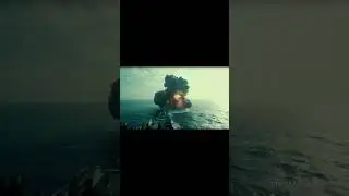 Exercise is carrying out a large nuclear bomb explosion event by The military in the middle of sea