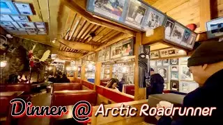 Drive. Dinner at a local hamburger restaurant in Anchorage, Alaska (12-11-24)