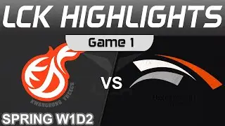 KDF vs HLE Highlights Game 1 LCK Spring Season 2023 W1D2 Kwangdong Freecs vs Hanwha Life Esports by