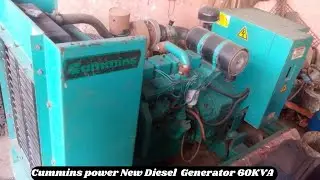 Cummins 60kva diesel generator full genuine made in USA for sale Siddiq Engineering
