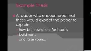 Thesis Explained