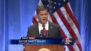 Mayor Walsh sworn in for second term with Joe Biden by his side