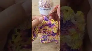 Lindo Barrado de Croch&ecirc; com o fio Bella Fashion #crochet #barradodecroche #diy #passoapasso