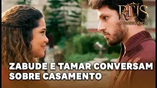 REIS - A CONSEQUÊNCIA: Zabude e Tamar conversam sobre casamento, mas Absalão interfere