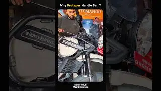 pro taper handle bar installation on royal Enfield Himalayan #automandustation #royalenfield #viral