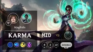 Karma Mid vs Pyke - EUW Challenger Patch 9.12