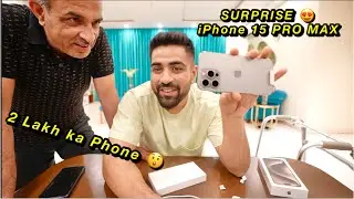 Surprising My DAD with NEW iPHONE 15 PRO MAX 😍 | IPHONE 15 Pro Max UNBOXING & FIRST LOOK