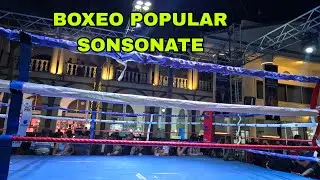 Boxeo popular en Sonsonate, primera noche de 🥊