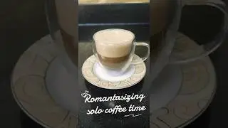 Romanticizing solo coffee time #coffee #oliveoil #vegan #recipe