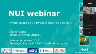 NUI Webinar om pusteluft og -gass