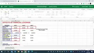 Financial Leverage Excel 2020