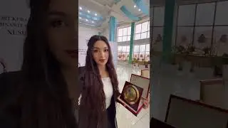 Laylo Sobirova 💖😍 awarded the honorary medal of the Khorezm region of Uzbekistan