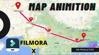 How to google Map Animation | Filmora Effects ... ### কীভাবে অ্যানিমেটেড ভ্রমণ মানচিত্র তৈরি করবেন